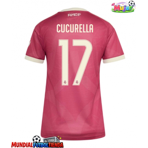 Camiseta Real Madrid Marc Cucurella #17 Tercera Equipación Replica 2026-27 para mujer mangas cortas